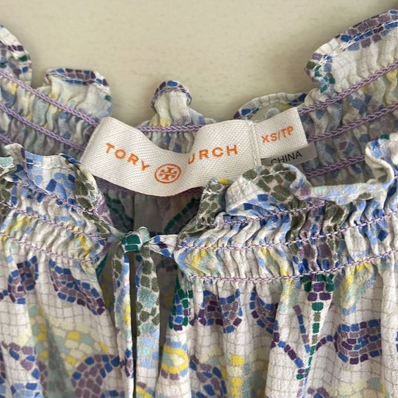 Tory Burch Silk Mosaic Romper size XS - Picture 2 of 7